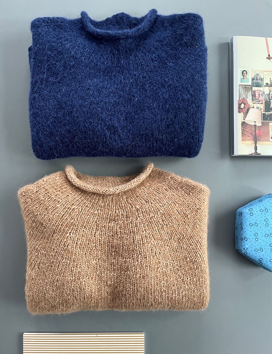 Le Knit Plain Yoke Pullover LHS-092