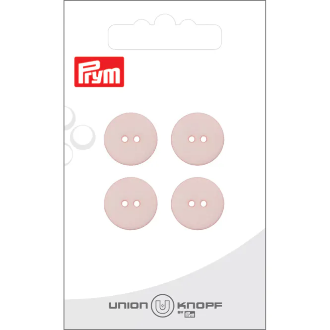 Hovedbilde Prym Knapper 28450 - 2-hull 15mm 46 Rose - 4stk