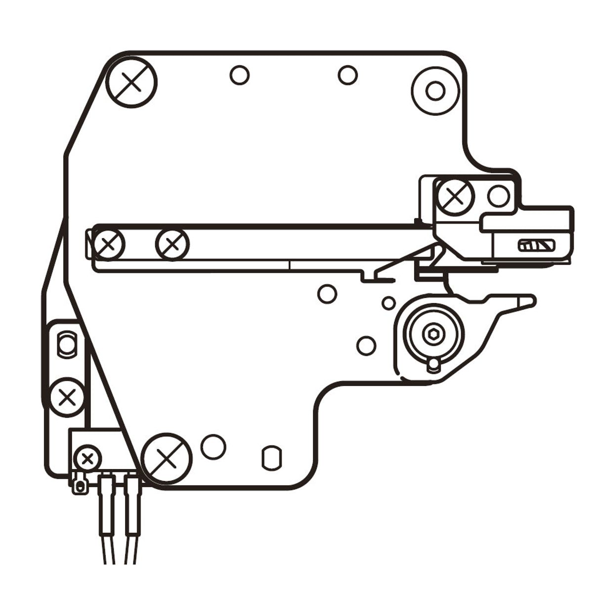 (4i12( Janome automatisk trådkutter enhet DC6030