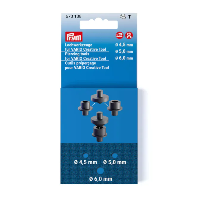 Hovedbilde Prym Vario Tools set Hullverktøy 4,5, 5 & 6mm 673138