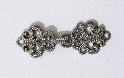 Hekte 2300-0000 44mm Antikk sølvfarget
