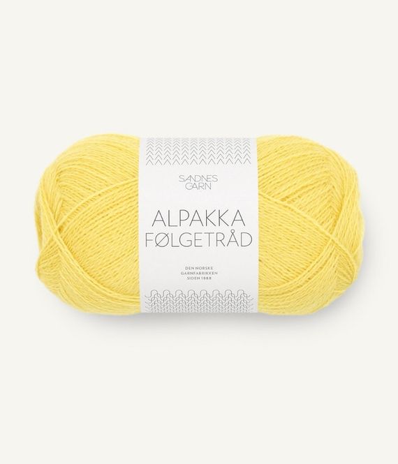 Hovedbilde 9004 Alpakka Følgetråd Lemon Nm 16/2