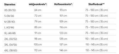 AUGUSTA ZIP HØSTSKJØRT str. xs-4xl