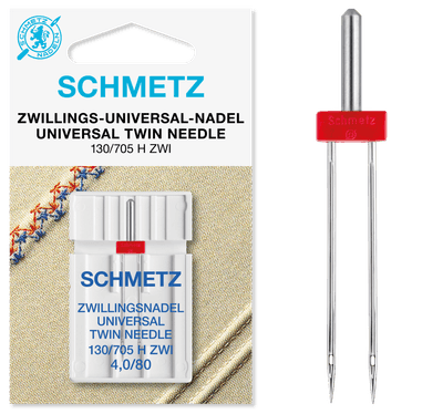 (23F39) Tvillingnål 4.0 80 schmetz ZWI