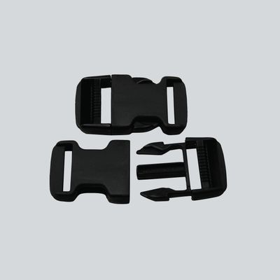 Klikkspenne 25mm - Sort plast