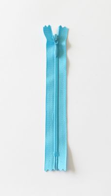 Turkis - 4mm fast spiral glidelås 40cm