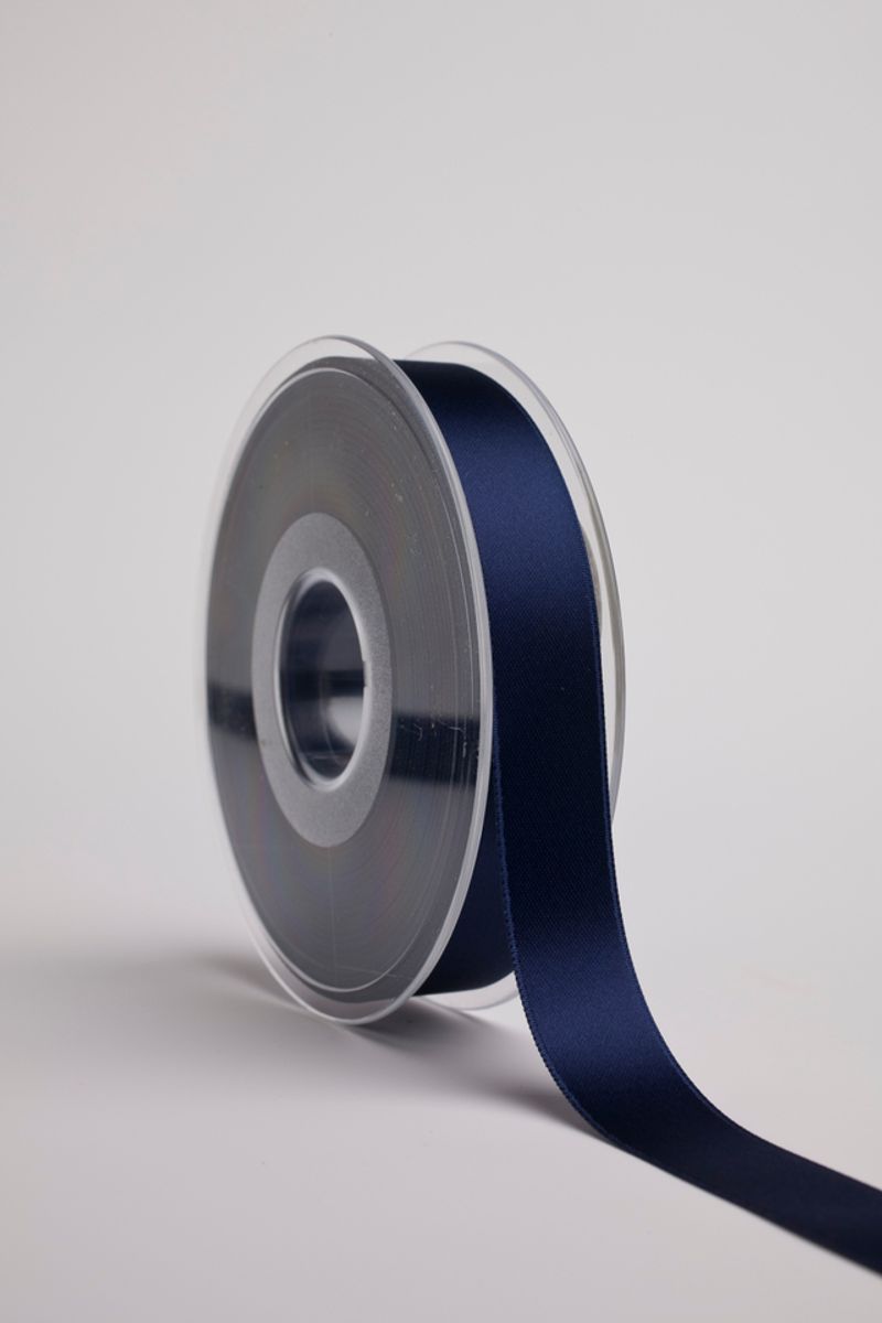 Satengbånd 10mm col.90 marine