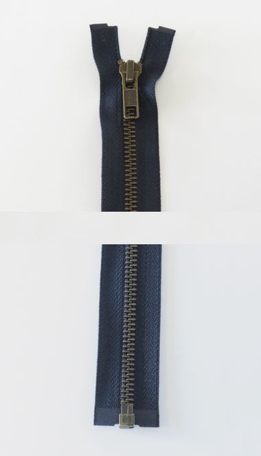 Hovedbilde YKK 6MM ANTIK MES. DELBAR BLÅ 4434-60-0560 60 cm