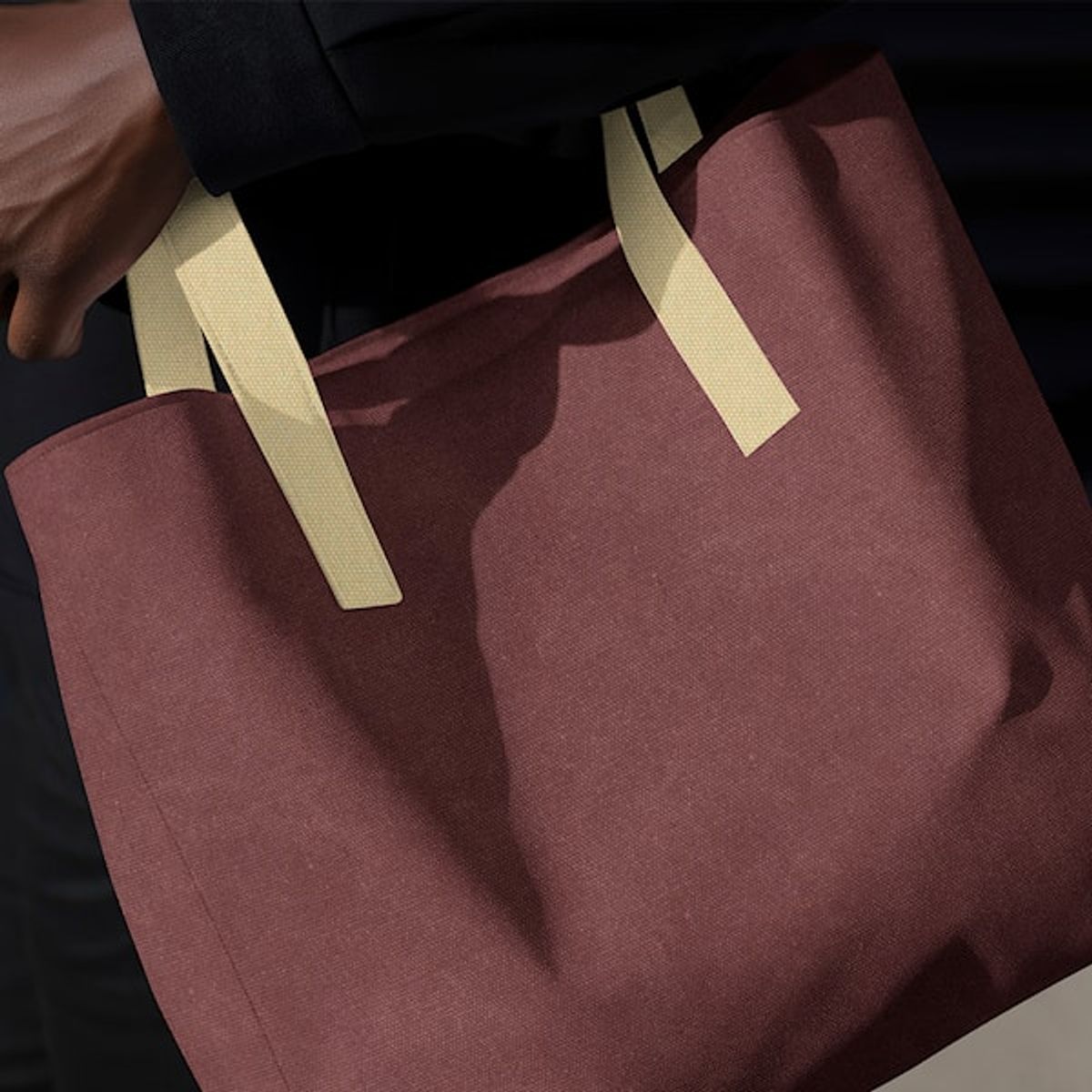 Light & Lush Heavy Washed Canvas, Bourdeaux