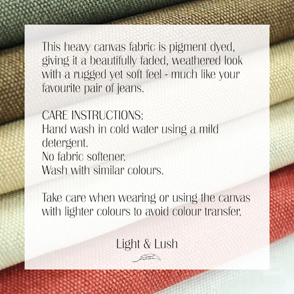 Light & Lush Heavy Washed Canvas, Bourdeaux